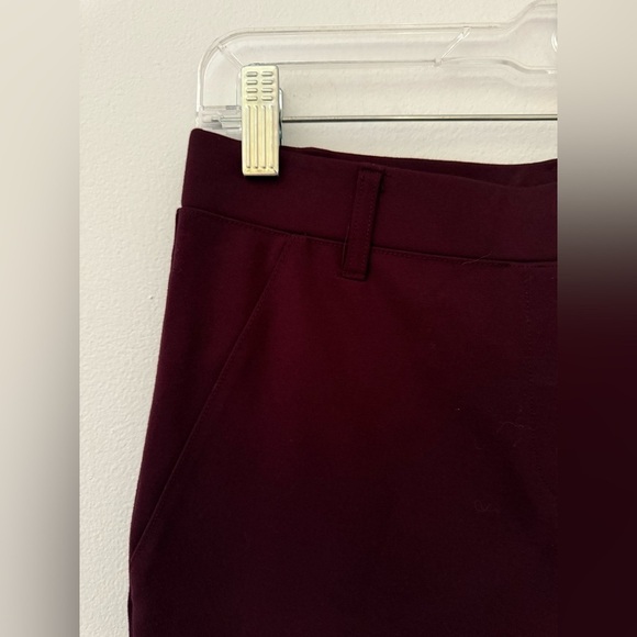 NWT small quince straight leg pants burgundy - Picture 13 of 16